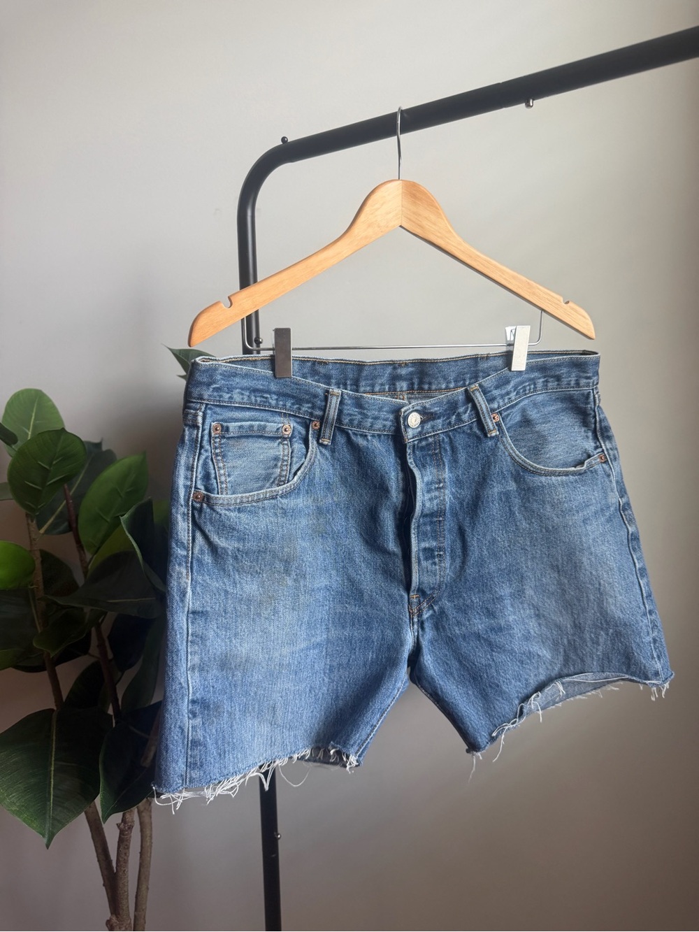 Levi's Light Blue Cutoff Jean Shorts